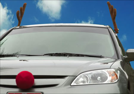 Typ 5: Namiesto čiapky(ako mal Smart)môžete svojmu pojazdnému Rudolfovi prilepiť parohy na obe strany strechy.strechy.